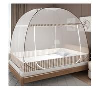 YYLDPFDC Moustiquaire pour Lit, Moustiquaire Pop-up pour Lit Double, Tente Portable De Voyage Pliable avec Double Porte avec Fond pour Voyage en Plein Air, Bébés, Enfants Et Adultes,180x200cm