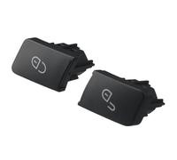 YYlingx Couvercle de bouton de serrure de porte gauche/droite, noir pour Mercedes Benz Classe C W204, pour Classe E W212, GLK X204 (gauche)