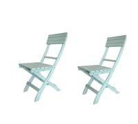 YYLMKMFC Aucun Assemblage requis, chaises de Salle à Manger Pliantes avec accoudoirs for Une mobilité Facile, parfaites for Les patios, balcons, chaises Pliantes en Bois(Green)