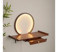 YYLMKMFC Autel Mural, Table d’offrande, Support d’autel de Bouddha, urne for Animaux de Compagnie, Table d’offrande de Statue de Guan YU et Guanyin, Support de Statue de Bouddha(Rosewood,Large)