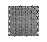 YYLMKMFC Carreaux de Sol de Drainage à emboîtement, revêtement de Sol à Coussin en PP, Tapis Anti-dérapage for Lavage de Voiture en Plein air, capacité de Poids de 11023 LB(Color1,10 Pieces)