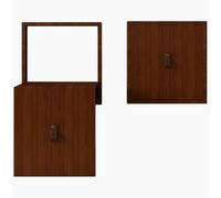 YYLMKMFC Chaise Pliante en Bois Massif, Tabouret à Langer Invisible Mural, Banc Pliant Fin en Bois Massif, Tabouret d'entrée caché(Q)