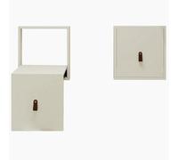 YYLMKMFC Chaise Pliante en Bois Massif, Tabouret à Langer Invisible Mural, Banc Pliant Fin en Bois Massif, Tabouret d'entrée caché(O)