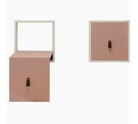 YYLMKMFC Chaise Pliante en Bois Massif, Tabouret à Langer Invisible Mural, Banc Pliant Fin en Bois Massif, Tabouret d'entrée caché(J)