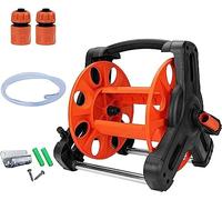 YYLMKMFC Chariot portatif d'enrouleur de Tuyau d'eau de Jardin, Support étagères de Stockage Support de Tuyau d'eau d'enroulement Outils de secousse enrouleurs de Tuyau d'arrosage