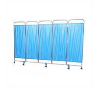 YYLMKMFC Écran de confidentialité médical étanche de 6 Pieds - Cloison à 4 Panneaux for Salons de beauté, hôpitaux, cliniques et salles de Massage(Color-2,5-Panel)
