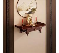 YYLMKMFC Sanctuaire Mural, Table d'autel d'urne de crémation for Animaux de Compagnie, Support de Statue de Bouddha, Plate-Forme de culte Bouddhiste, Table de Statue de Bouddha(Wall-Mounted,Small)