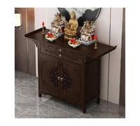 YYLMKMFC Table d’autel avec Rangement - Sanctuaire Personnel for la méditation et l’encens, Table d’offrande sur piédestal d’Armoire Chinoise(80cm)