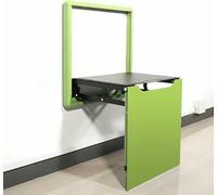 YYLMKMFC Tabouret à Langer Invisible Mural, Banc à Chaussures carré, Tabouret à Langer permettant d'économiser de l'espace(Green)