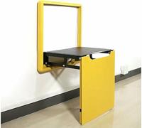 YYLMKMFC Tabouret à Langer Invisible Mural, Banc à Chaussures carré, Tabouret à Langer permettant d'économiser de l'espace(Yellow)