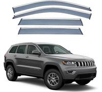 YYlong Auto Deflecteur Vitre Voiture pour Jeep Grand Cherokee 2011-2020 Déflecteurs d'air Fenêtre Latérale Pare-Pluie aux UV Déflecteurs de Vent