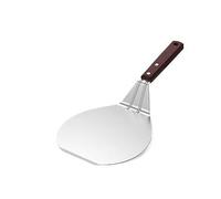 YYLUOYANG Pelle Pizza Pelle à pizza légère en alliage d'aluminium, antiadhésive, perforée, avec manche bois, for et pain(B-1PC)