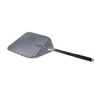 YYLUOYANG Pelle Pizza Pelle À Pizza Rectangulaire Perforée De 14/13/12 Pouces, Revêtement Dur En Aluminium, Palette Courte(14 inch Pizza Peel)