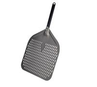 YYLUOYANG Pelle Pizza Pelle À Pizza Rectangulaire Perforée De 14/13/12 Pouces, Revêtement Dur En Aluminium, Palette Courte(13 inch 66 cm)