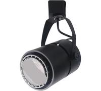 YYLUOYANG Plafonnier Spot Éclairage sur rail 2 fils 3 Led éclairage Rail 5-10W plafonnier E27 GU10 Rails Spot for magasin de vêtements salon maison(Black 2wire,7W Warm White B)
