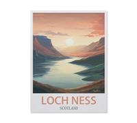 YYNFHCBS Loch Ness Écosse,Peinture par Numero Adulte, Cadeau de Peinture à l'huile de Bricolage numérique pour Enfants Adultes Peindre par Nombre Kits(30x40cm) 11.8x15.7 pouces-G65