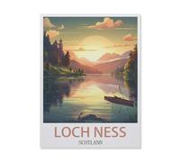 YYNFHCBS Peinture Numero Adulte,Loch Ness Écosse,Acryliques Peinture par Numéros pour Adultes Débutants Enfants, Loisirs Créatifs Adultes pour Tableau Decoration Murale(30x40cm)-G36