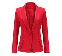 YYNUDA Blazer Femme Tailleur Manches Longue Chic Business Officier Cardigan Veste Blazer
