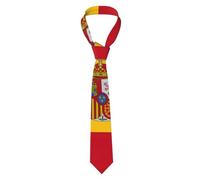 Yyoretp Boutons de manchette en soie pour homme avec imprimé drapeau espagnol pour le travail, les affaires officielles, les mariages formels.