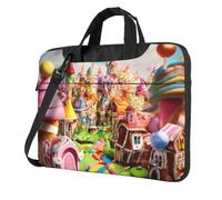 Yyoretp Candy Land Sac pour ordinateur portable 13 à 16" Motif imprimé, Noir , 13 inch