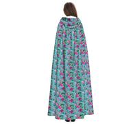 Yyoretp Cape à capuche imprimée Hello Hawaï pour adulte, carnaval, cosplay, Noël, Halloween