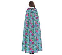 Yyoretp Cape à capuche pour adulte avec imprimé Hello Hawaï pour cosplay, Halloween, carnaval, costumes de sorcière.