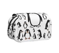 Yyoretp Grande capacité - Trousse de rangement multifonction avec imprimé pingouin mignon