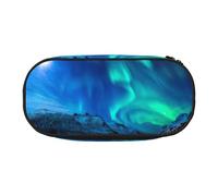 Yyoretp Grande trousse à crayons avec impression aurores boréales du Nord pour fournitures de bureau