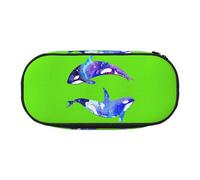 Yyoretp Grande trousse à crayons avec motif orque - Grande capacité - Pour fournitures de bureau