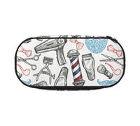 Yyoretp Grande trousse à crayons de grande capacité avec impression monochrome pour fournitures de bureau