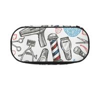 Yyoretp Grande trousse à crayons de grande capacité avec impression monochrome pour fournitures de bureau