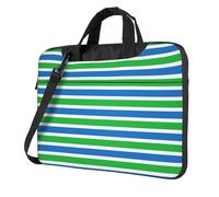 Yyoretp Housse pour ordinateur portable de 13 à 16" avec imprimé drapeau de Sierra Leone, Noir , 14 inch