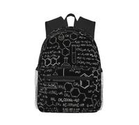 Yyoretp Sac à dos décontracté pour ordinateur portable avec illustration 3D et illustration abstraite, science, chimie, sac à dos classique pour voyage, travail, sac à livres léger