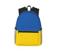 Yyoretp Sac à dos décontracté pour ordinateur portable avec imprimé drapeau de l'Ukraine, sac à dos classique pour voyage, travail, sac à livres léger