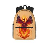 Yyoretp Sac à dos décontracté pour ordinateur portable imprimé Phoenix, sac à dos classique pour voyage, travail, sac à livres léger