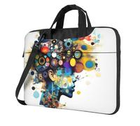 Yyoretp Sac pour ordinateur portable à bandoulière unique, compatible avec les ordinateurs portables de 13 à 16", Noir , 13 inch