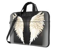Yyoretp Sac pour ordinateur portable avec motif plumes d'ange pour ordinateur portable de 13 à 16", Noir , 13 inch