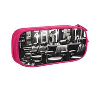 Yyoretp Trousse à crayons de grande capacité avec fermeture éclair double couche pour Barber Shop - Style monochrome., rose, Taille unique, Trousse de beauté