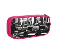 Yyoretp Trousse à crayons de grande capacité avec fermeture éclair double couche pour Barber Shop - Style monochrome., rose, Taille unique, Trousse de beauté