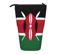 Yyoretp Trousse télescopique avec motif drapeau du Kenya - Pour stylos et stylos