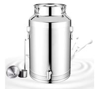 YYRHD-CZ Bidons De Transport De Lait en Acier Inoxydable 304, Fûts De Vin Et De Thé avec Couvercle Et Robinet, Fûts De Rangement for La Cuisine for Le Stockage Et Le Transport De Liquides(68L)