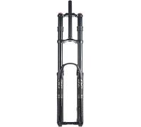 YYRHD-CZ Fourche À Suspension for Vélo, Rebond Réglable, Débattement De 160 Mm, Axe Traversant 15 X 110 Mm, Fourche À Suspension for VTT De Descente, Structure À Double Couronne(Schwarz,29'')