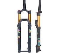 YYRHD-CZ Fourche Avant À Suspension Pneumatique for VTT 26/27,5/29 Pouces, Débattement De 120 Mm, Rebond Réglable, avec Dispositif De Verrouillage Et Amortisseur À Gaz(Colorful,27.5'')