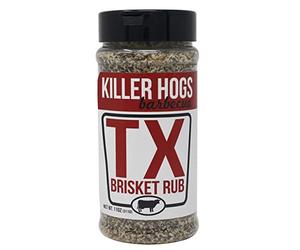 YYST Killer Hogs BBQ TX Brisket Rub | Championship BBQ and Grill Seasoning for Texas Brisket | Great on Brisket, Ribs, Steaks, or Turkey | 16 oz