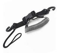 YYST One Stainless Steel Scuba Diving Lanyard Stainless Steel Spring Coiled Lanyard with Quick Release Buckle for Cameras and Dive Lights by