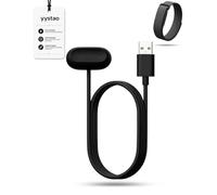 yystao 1 lot de câble de charge pour Google Fitbit Air, cordon de chargeur de rechange USB-A stable, câble d'alimentation durable, noir