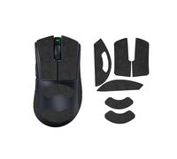 yystao Bande antidérapante pour souris compatible avec Razer DeathAdder V4 Pro, autocollant de souris antidérapant pour Razer DeathAdder V4 Pro, style imprimé (noir)