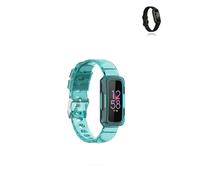 yystao Bracelet de rechange pour Google Fitbit Inspire 3 - En TPU - Compatible avec Google Fitbit Inspire 3 - Doux pour la peau - Bleu transparent