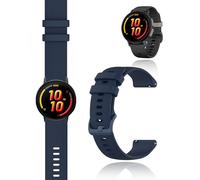 yystao Bracelet pour Garmin Bounce 2, bracelet de montre en silicone souple compatible avec Garmin Bounce 2 - Bracelet de montre de rechange doux pour la peau 20 mm, bleu