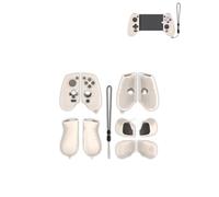 yystao Coque de protection en silicone pour console de jeux GameSir G8/G8+/G8 Plus, avec lanière tour de cou, résistante à la poussière, aux chocs et durable Blanc